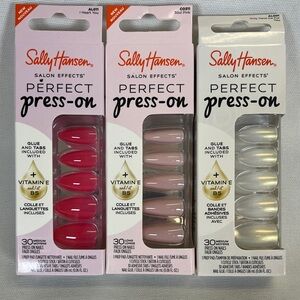 Sally Hansen Salon Effects Perfect Press On Nails - Set of 3 Variety